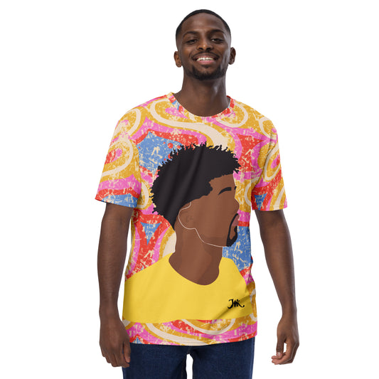 T-Shirt all over afro homme - Joli mouché