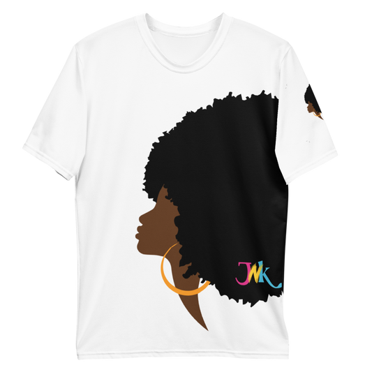 T-Shirt all over afro - Blakawoman
