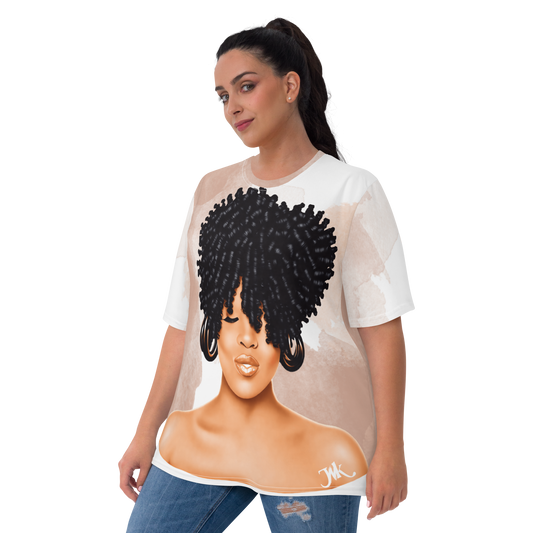 T-Shirt all over afro femme - Yana Curly