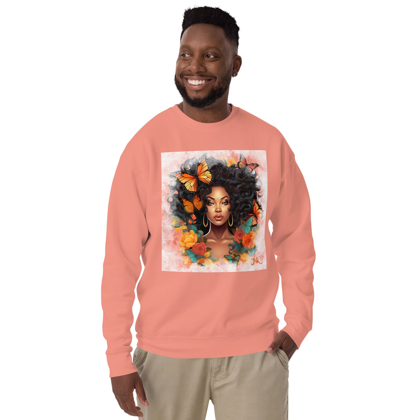 Sweatshirt  afro - Fanm papillon