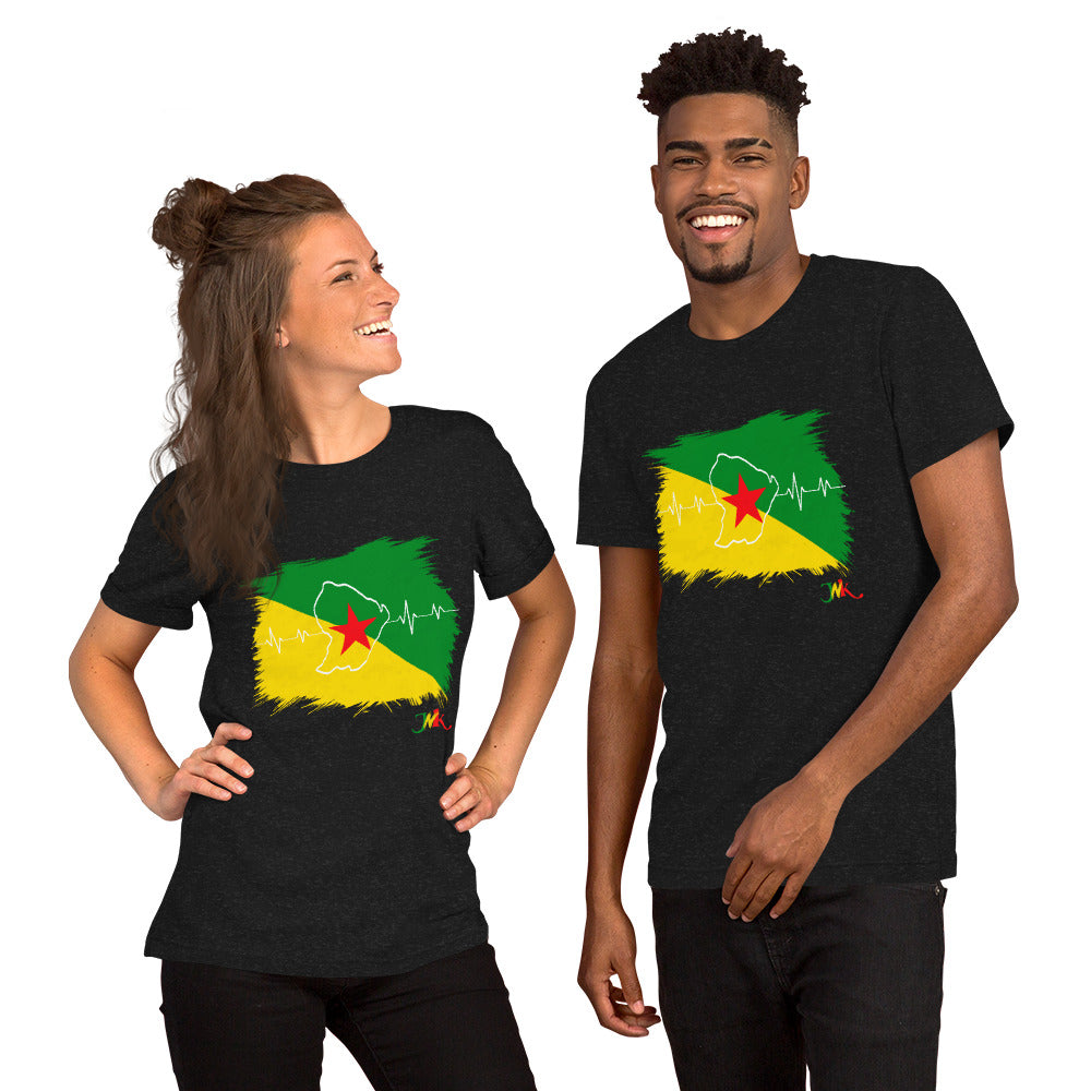 T-shirt unisex - Drapo Guyane