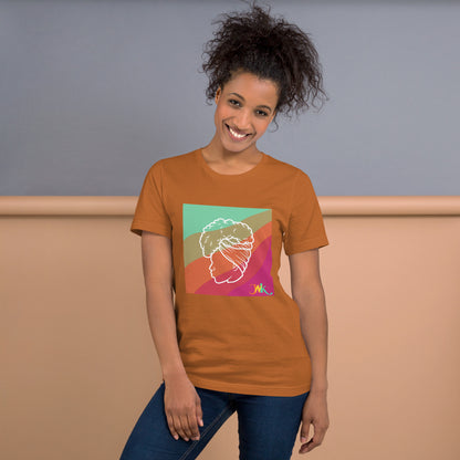 T-Shirt afro femme - Yana pastel